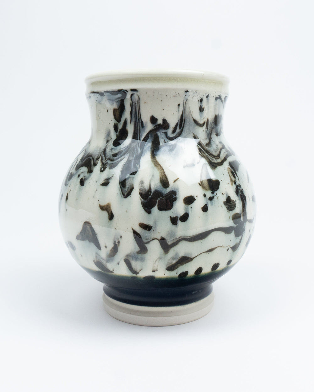 B&W Marbleware Vase