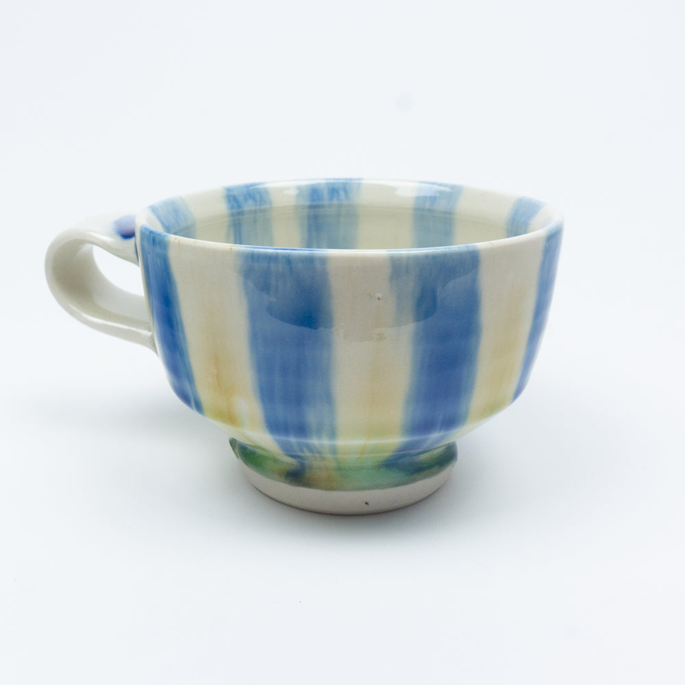 Fluxware Latte Cup w Vertical Wash Pattern