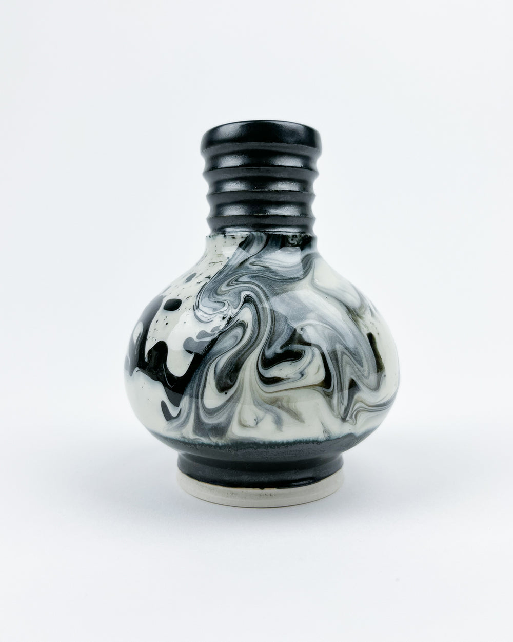 Black and White Marbleware Bottle